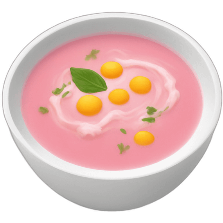 Lithuanian pink soup emoji