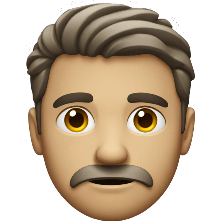 Annoyed man emoji