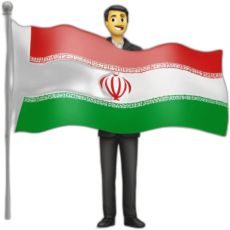 Man Iran flag emoji