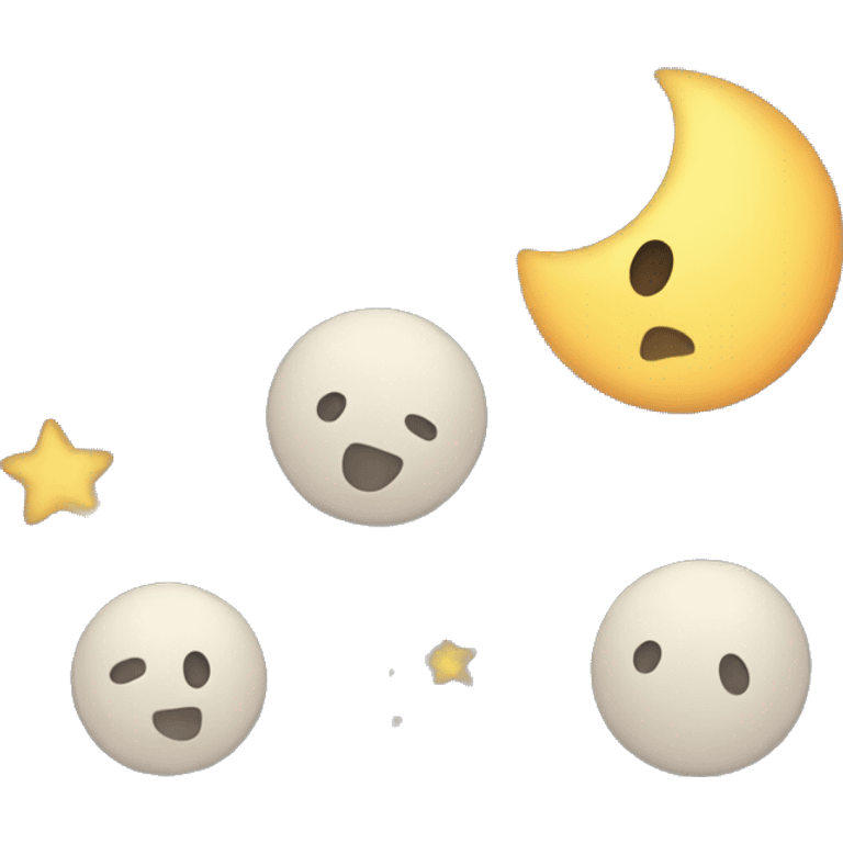 Moon and Stars  emoji