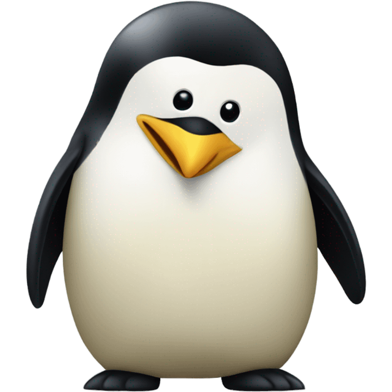 Emperor penguin fighting emoji