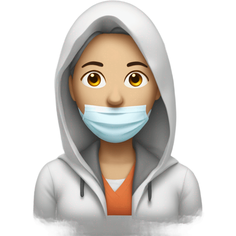 woman sick  emoji