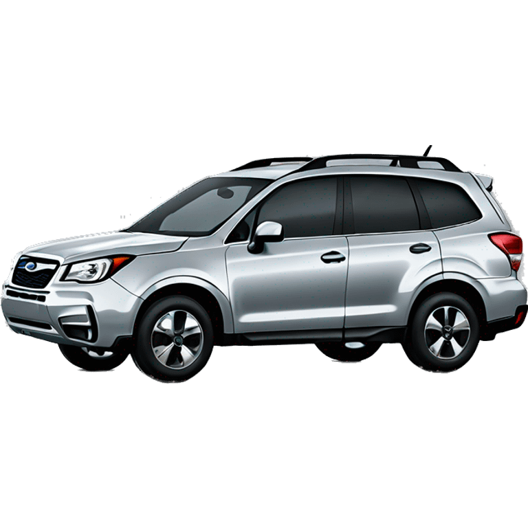 Silver subaru forester emoji