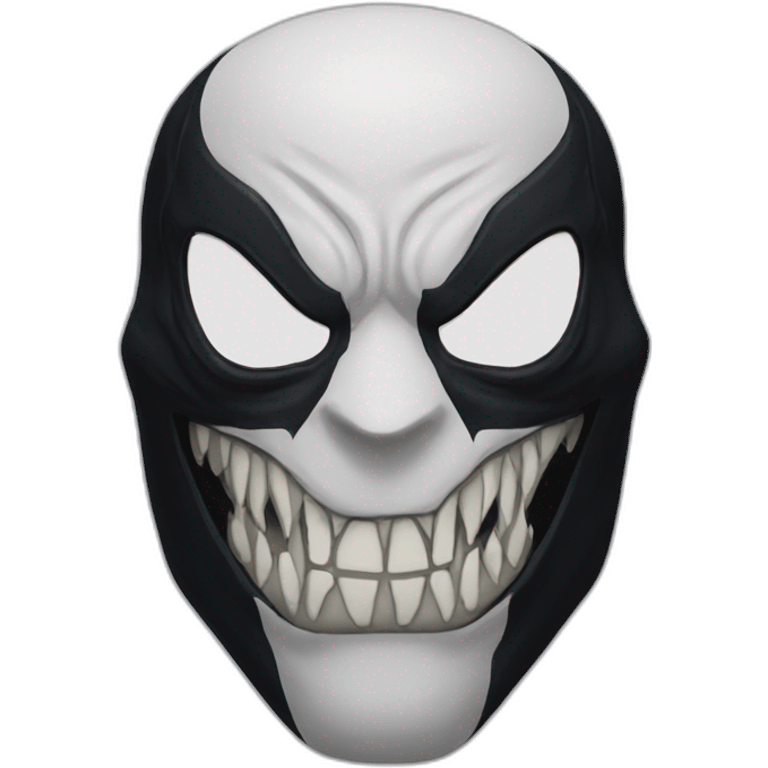 venom mask emoji