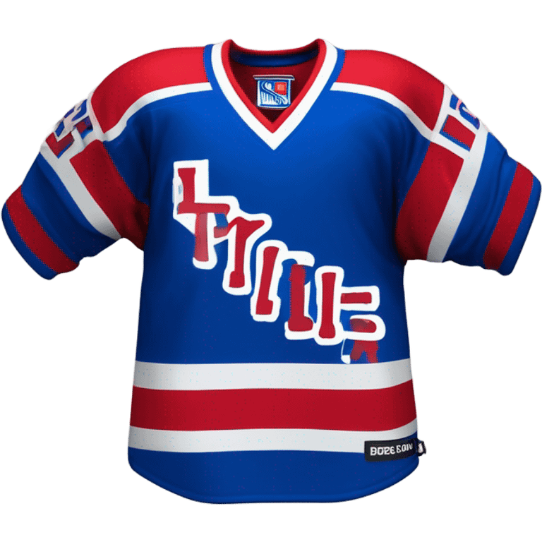 New York rangers hockey jersey emoji