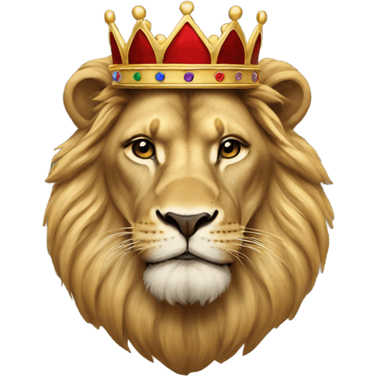 crown on lion emoji