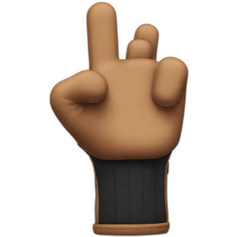 super mario glove finger pointing emoji