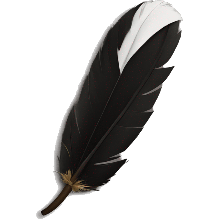 Black quill emoji