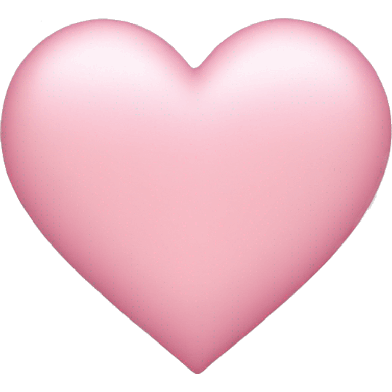 Light Pink heart emoji