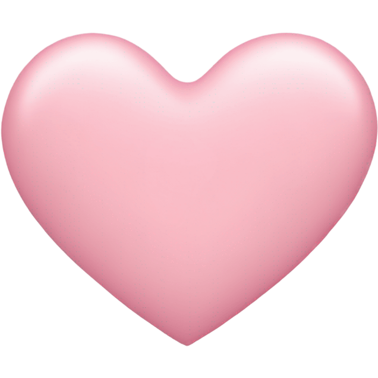 pastel pink heart emoji