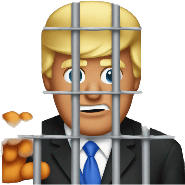 Donald trump in jail emoji