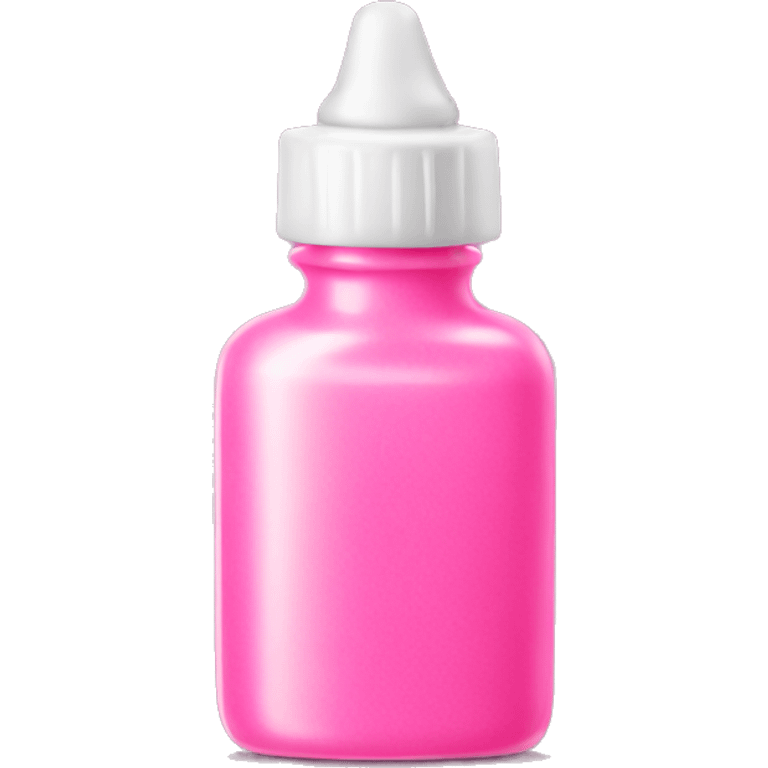 Pink Nail glue bottle emoji