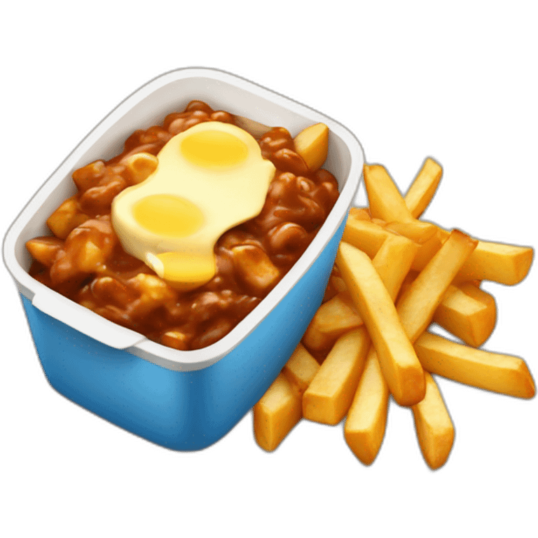 Poutine en slipe emoji