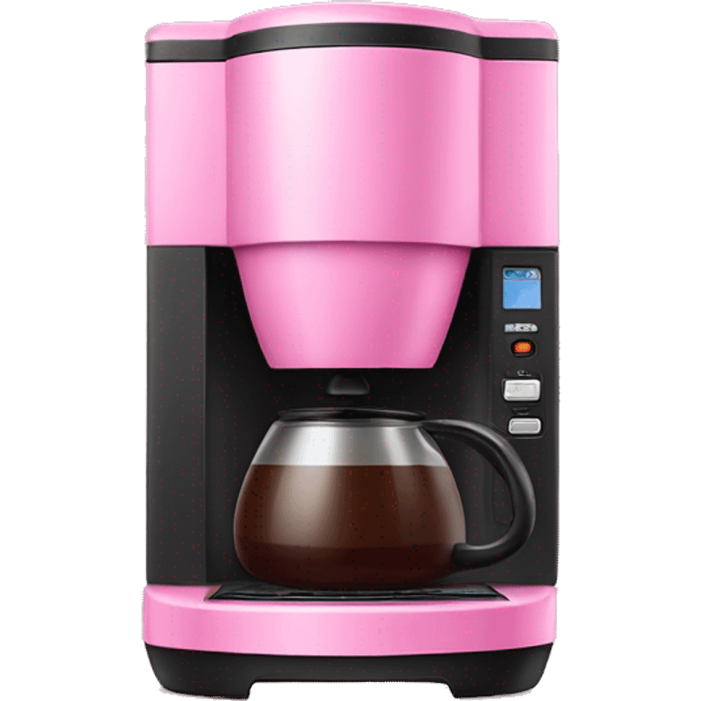 Pink coffee maker  emoji