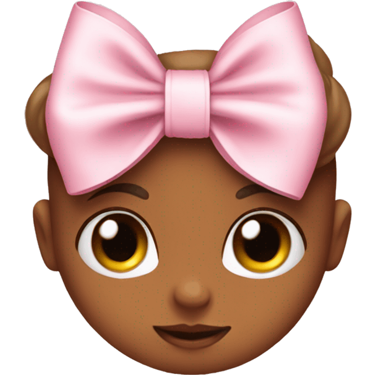 Baby pink bow emoji