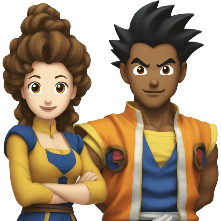 Goku and Belle emoji