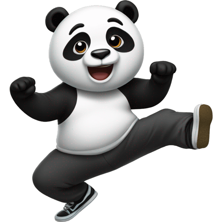 Panda breakdancing  emoji