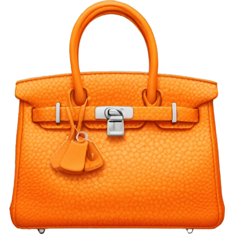 Orange birkin purse emoji