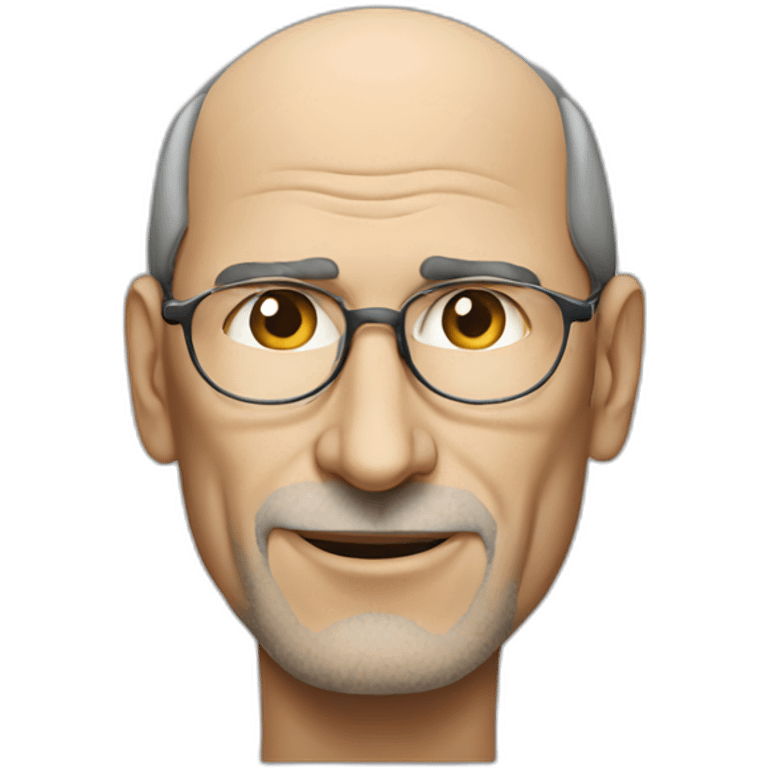 middle aged steve jobs emoji