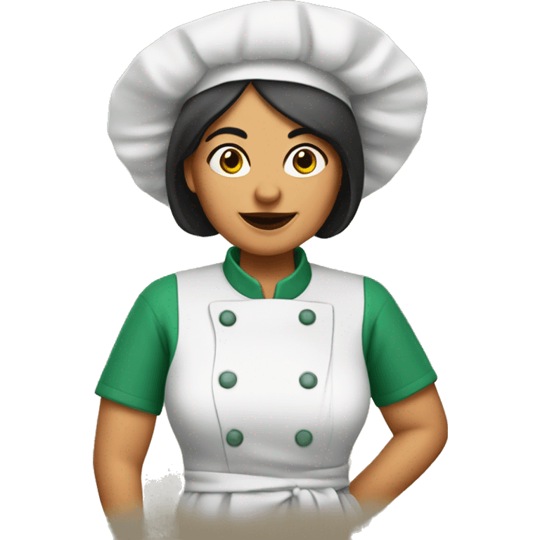 Mexican lady cook emoji