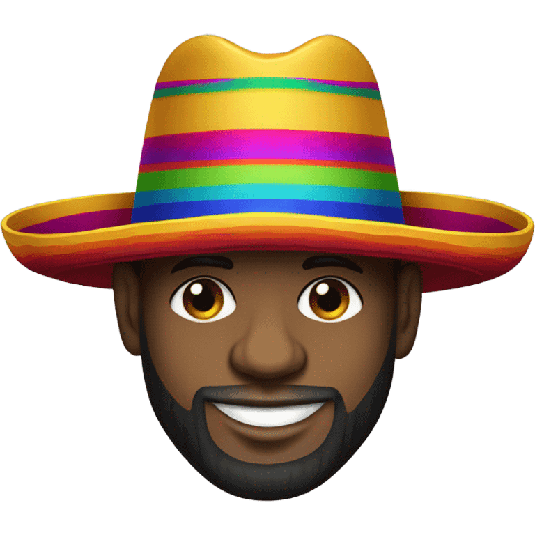 LeBron wearing a sombrero  emoji