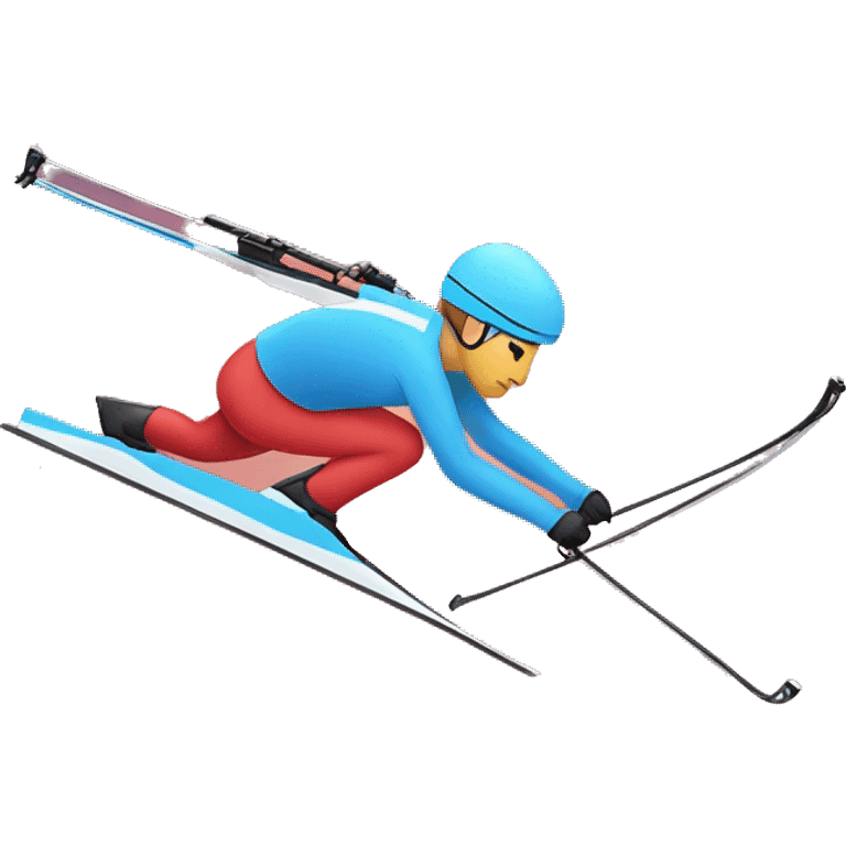 a person practicing Biathlon emoji