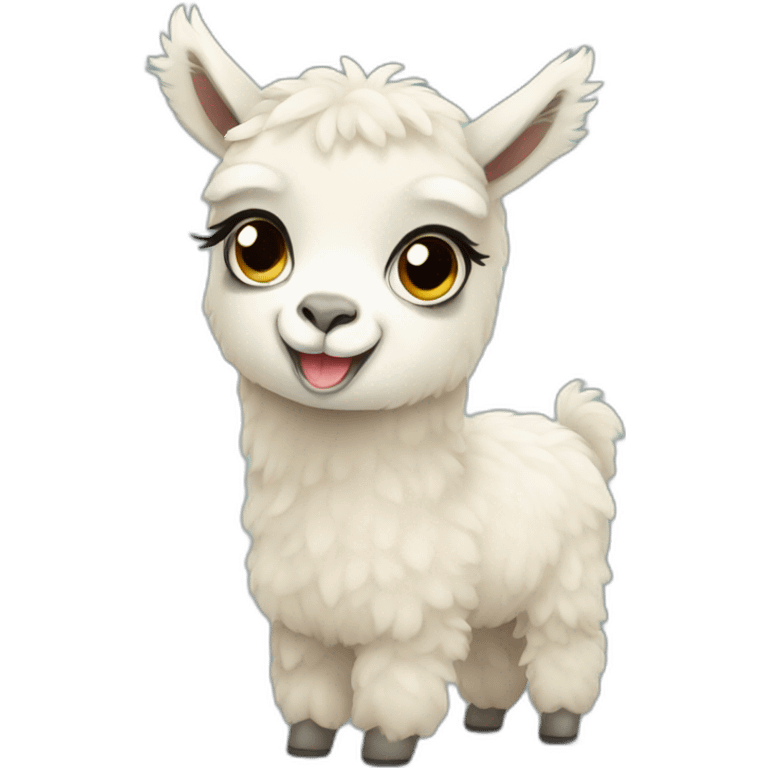 baby llama emoji