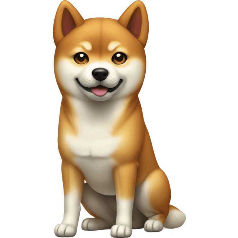 Shiba Inu full body emoji