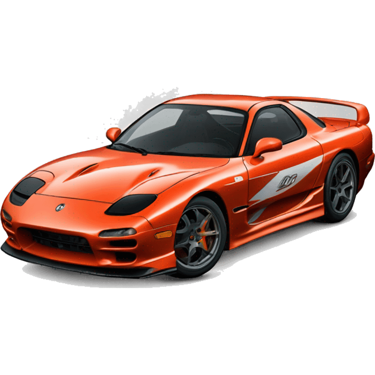 RX-7 FD3S with aura emoji