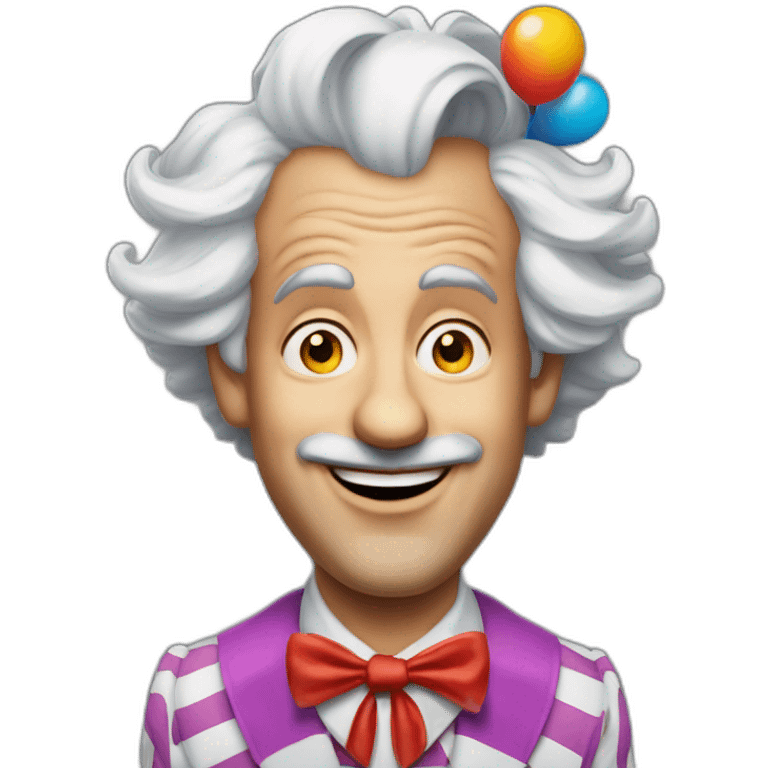 Gerald Darmanin en clown emoji