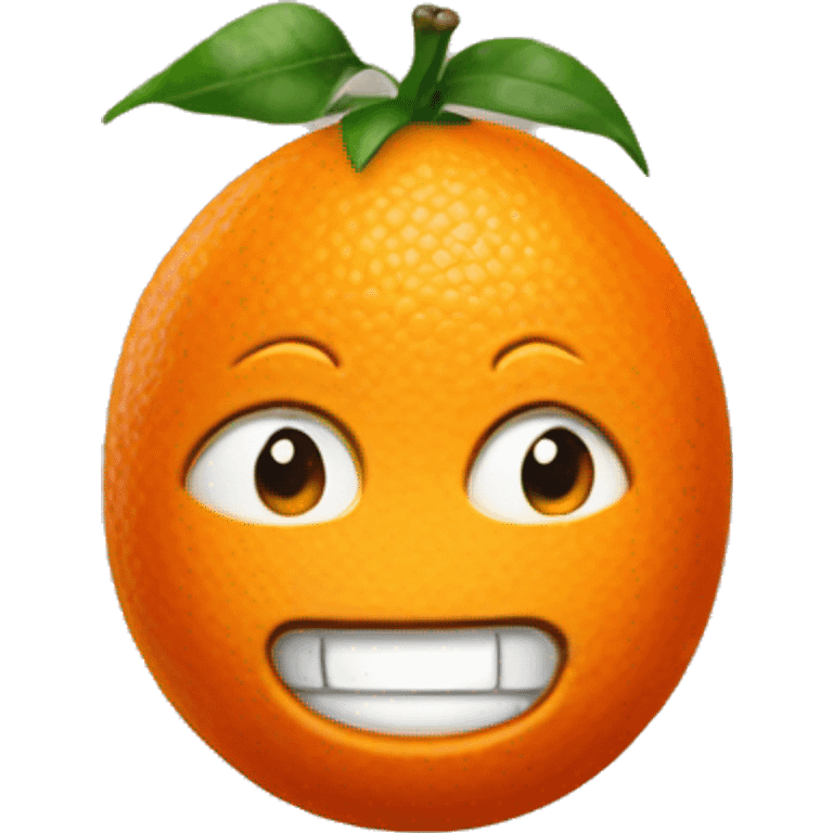 tangerine chararcter emoji