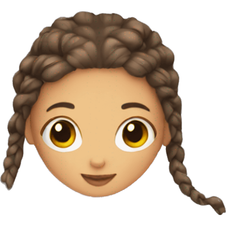 Girl with braids emoji