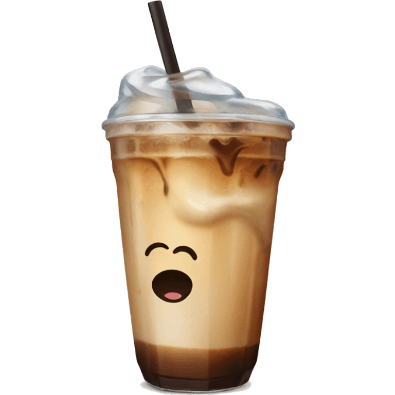 Iced coffee emoji