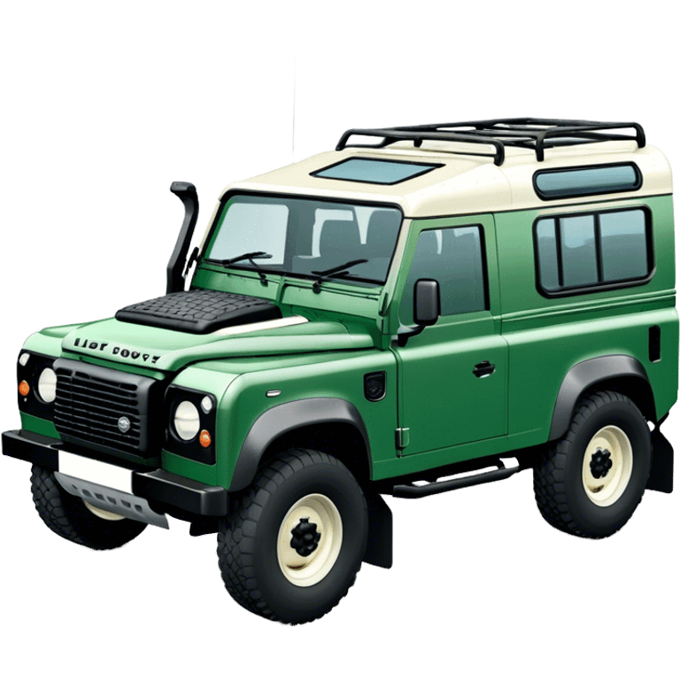 Land Rover Defender - Land Rover (Model Year: 2022) (Iconic colour: Green) emoji