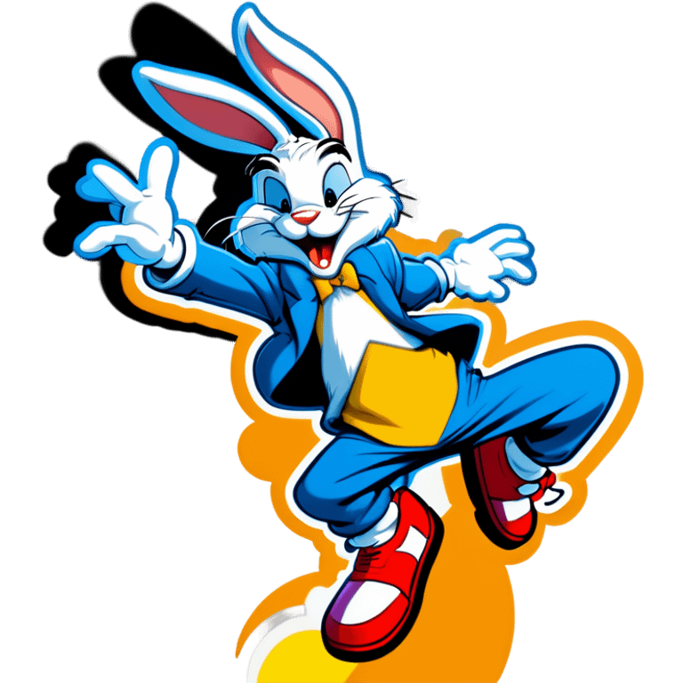 bugs bunny break dancing  emoji