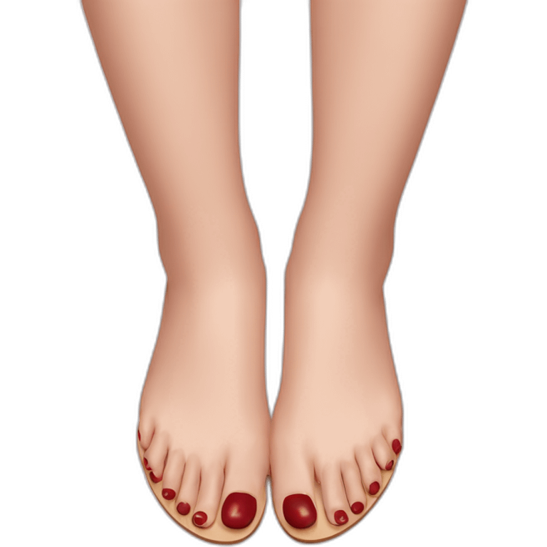 Emma Stone Pedicure emoji