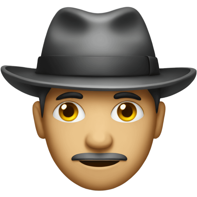 Robber with a hat emoji