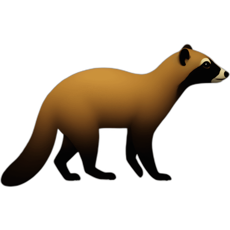 coati silhouette emoji