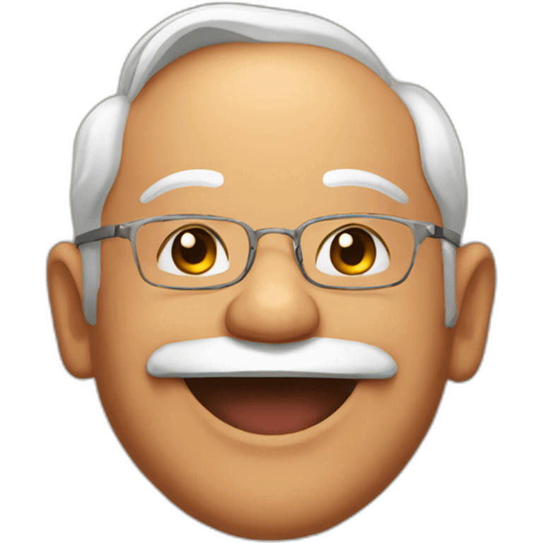 Smiley face modi emoji