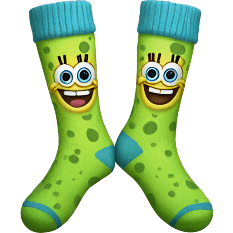 spongebobs socks  emoji