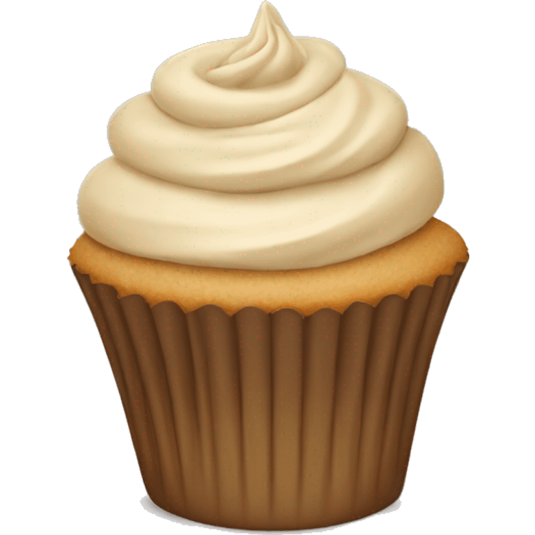 beige cupcake emoji