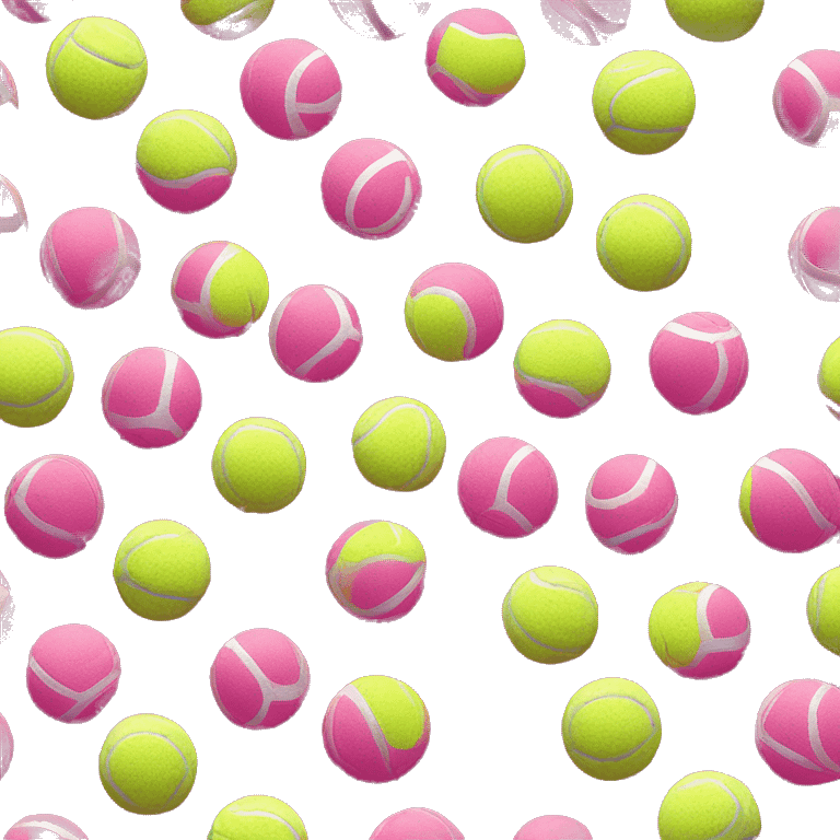 Pink tennis balls  emoji