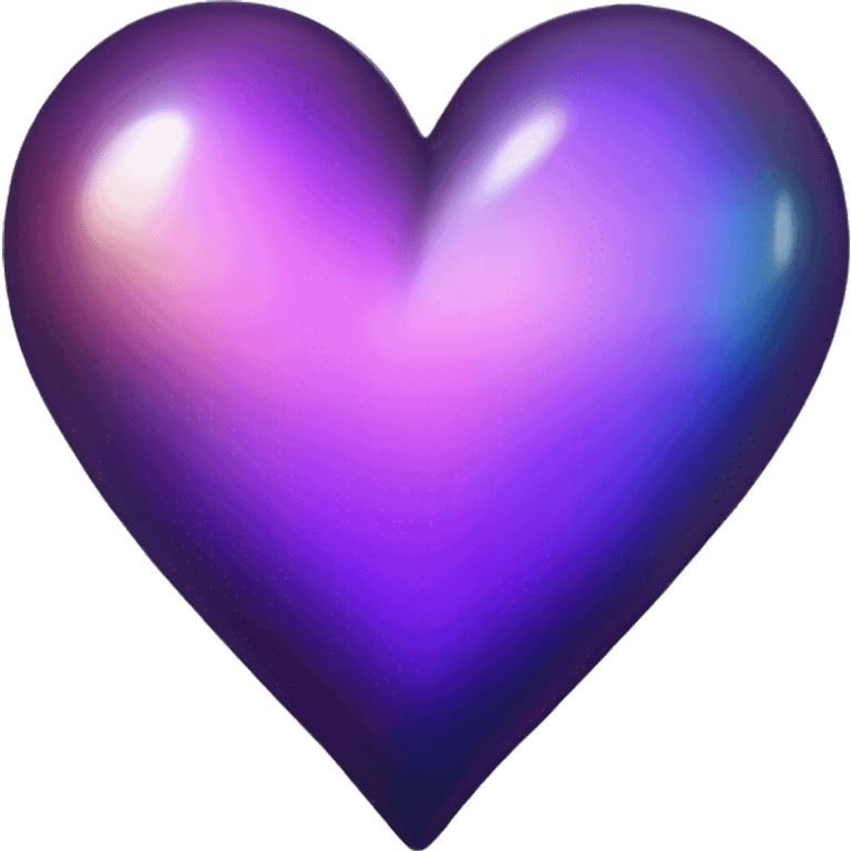 dark iridescent scale heart emoji