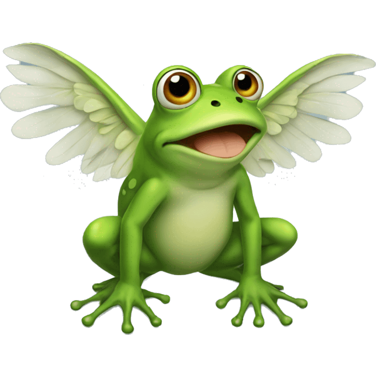 frog with wings emoji