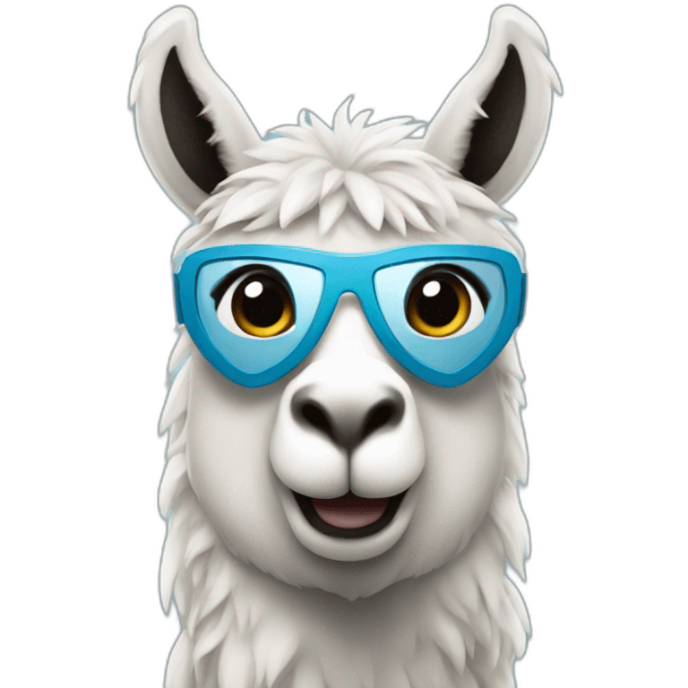 a superhero llama  emoji