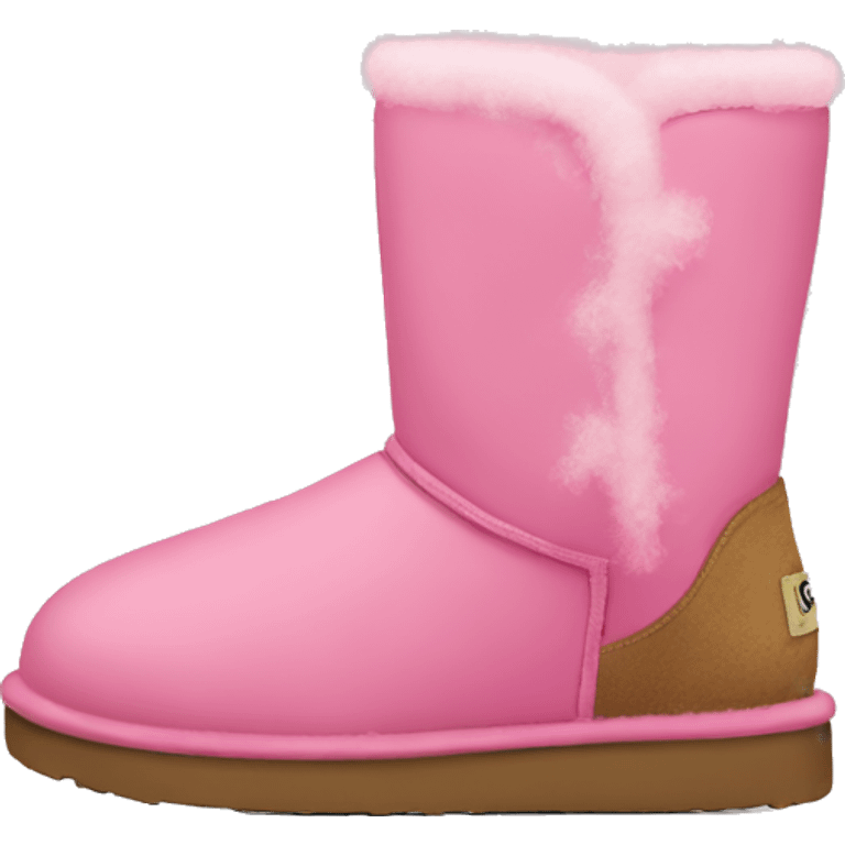 Ugg pink boots emoji