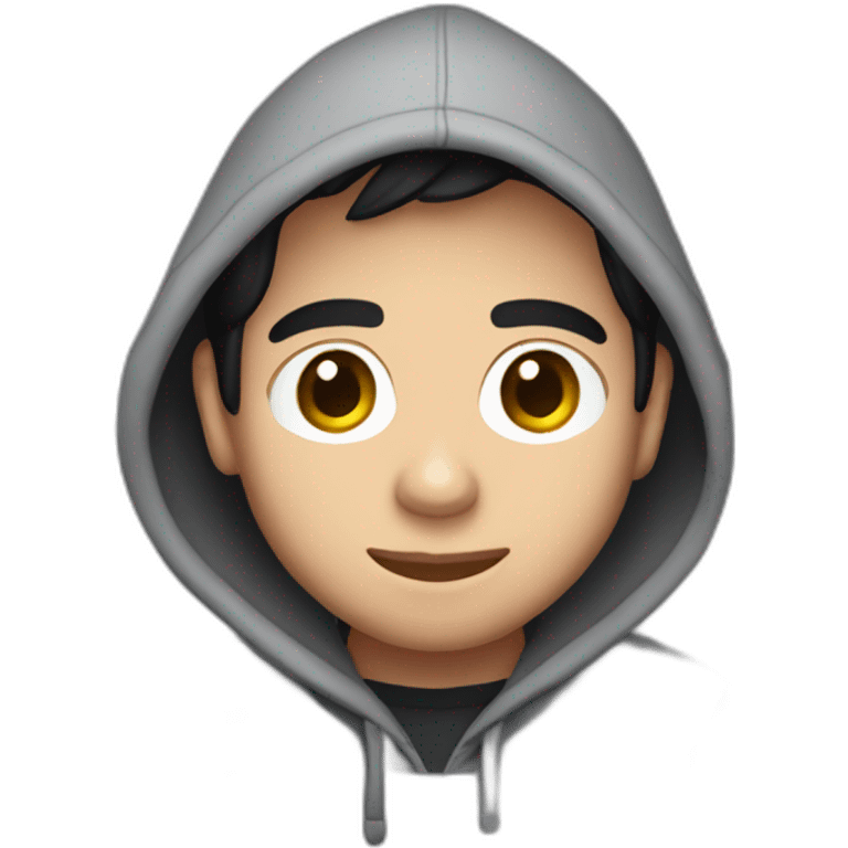 David archuleta with a darker complexion wearing a hoodie  emoji