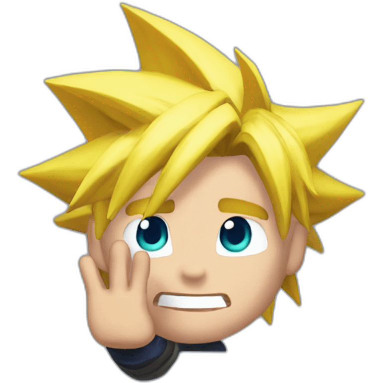 cloud strife salute emoji