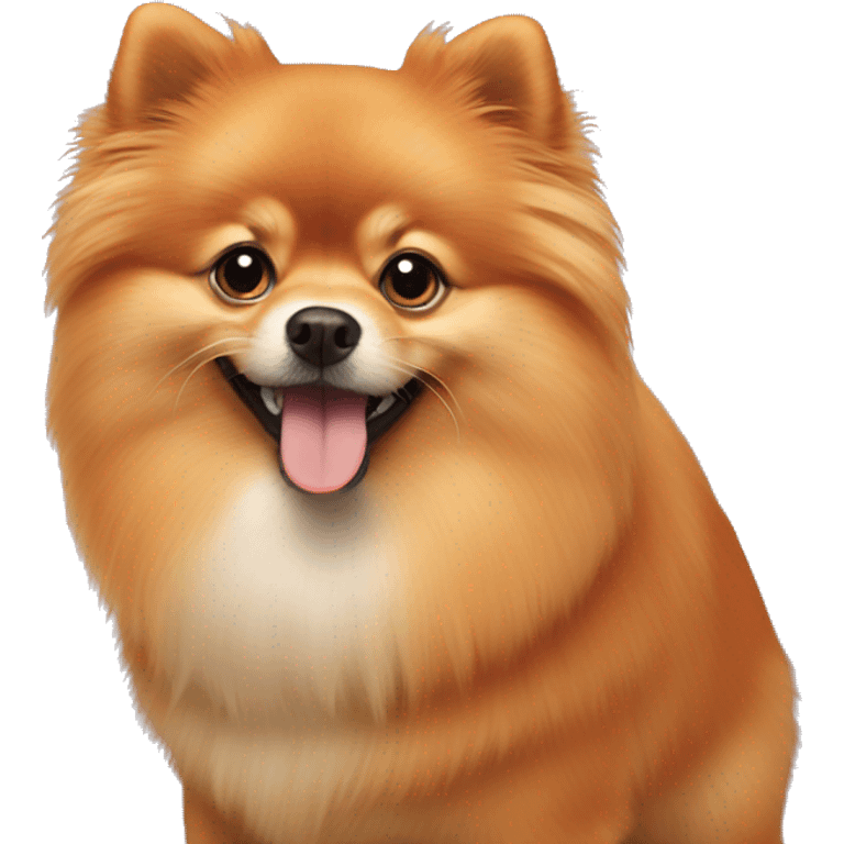 Orange pomeranian  emoji