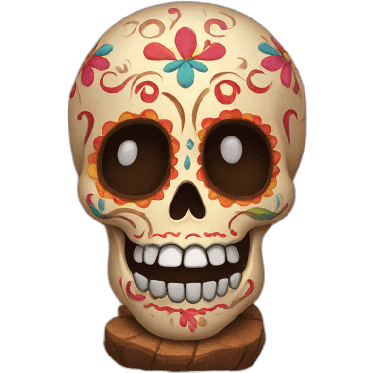 coco sugar skull emoji